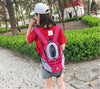 pink dog bag