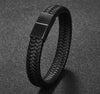 leather bracelet black